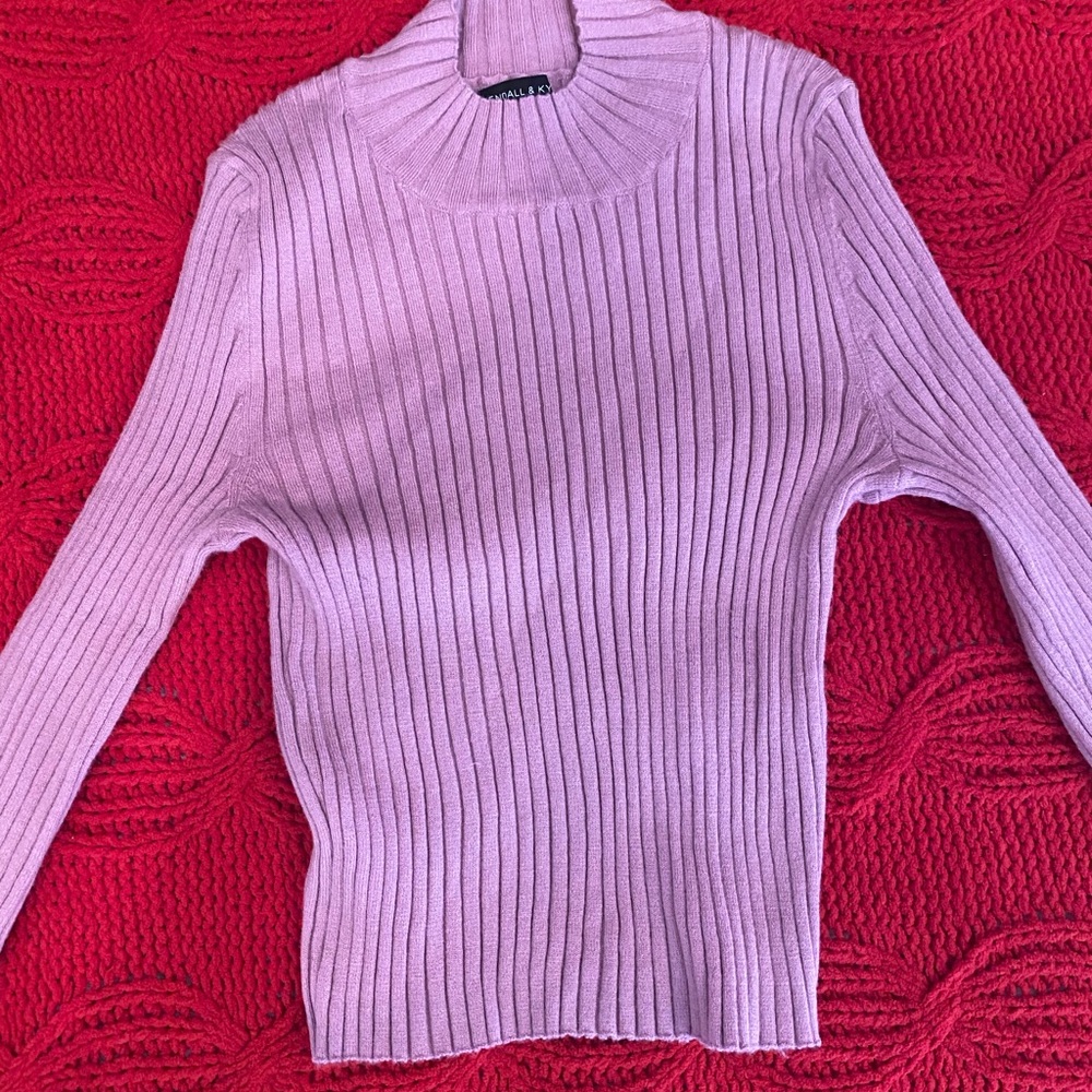 Purple crop top